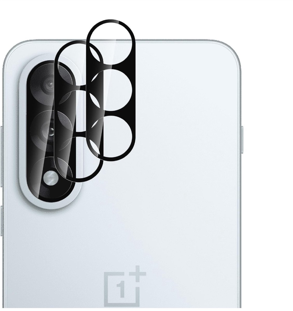 Dailygoods - Set van 2 Cameralensbeschermers voor OnePlus Nord met HD Gehard Glas