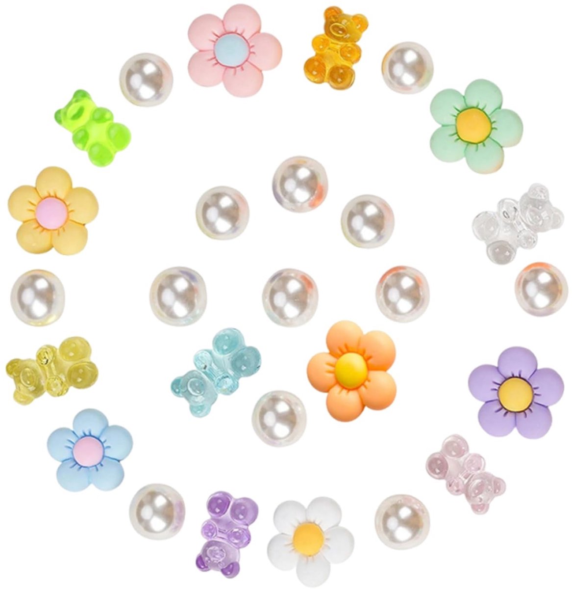 Dailygoods - Set van 27 Schattige Cartoon Schoendecoraties voor Meisjes