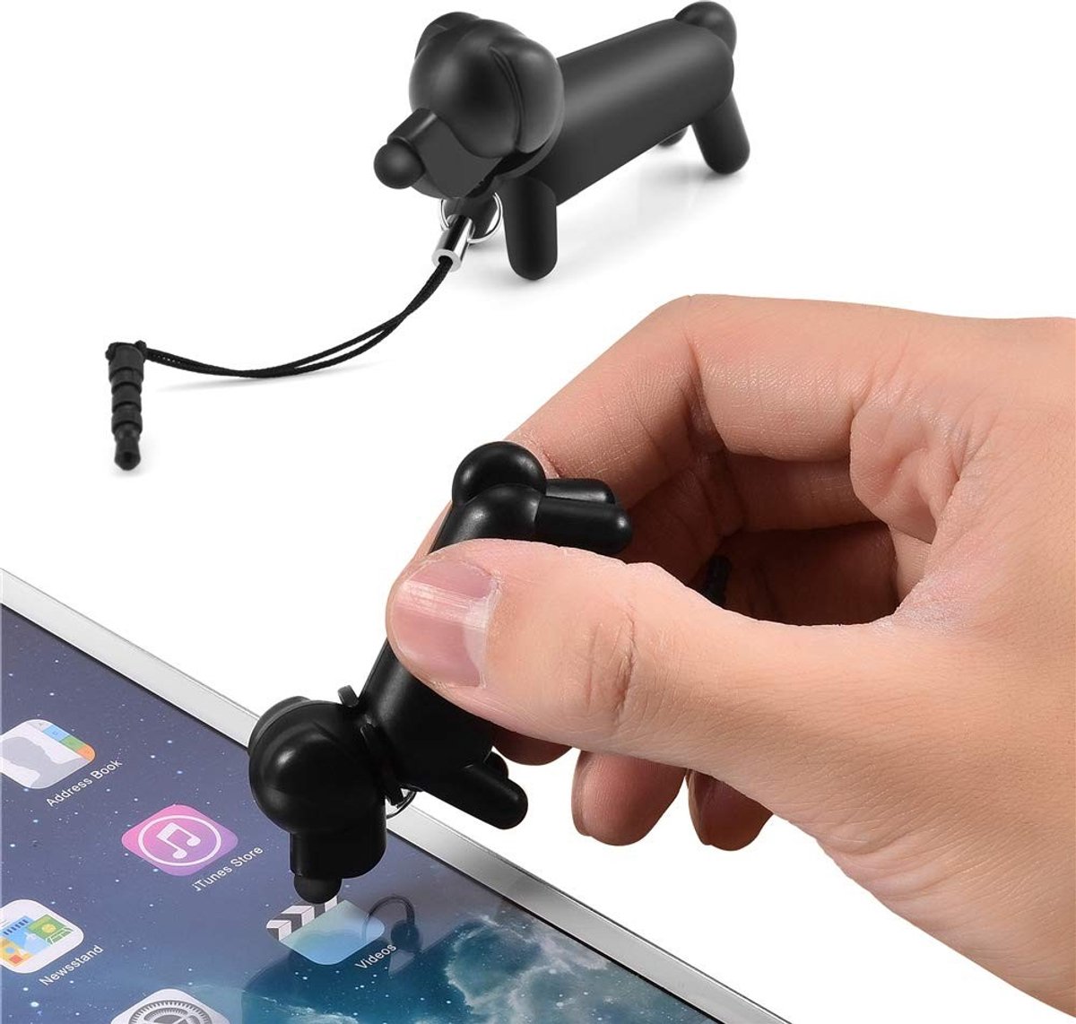 Dailygoods - Schattige Hond Styluspen voor Tablets en Mobiele Telefoons
