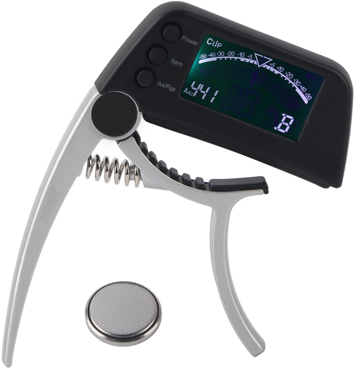Dailygoods - Gitaar Capo Tuner met LCD Scherm