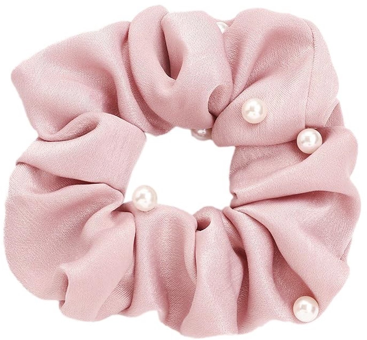 Dailygoods - 2 Stuks Roze Haaraccessoires met Parels