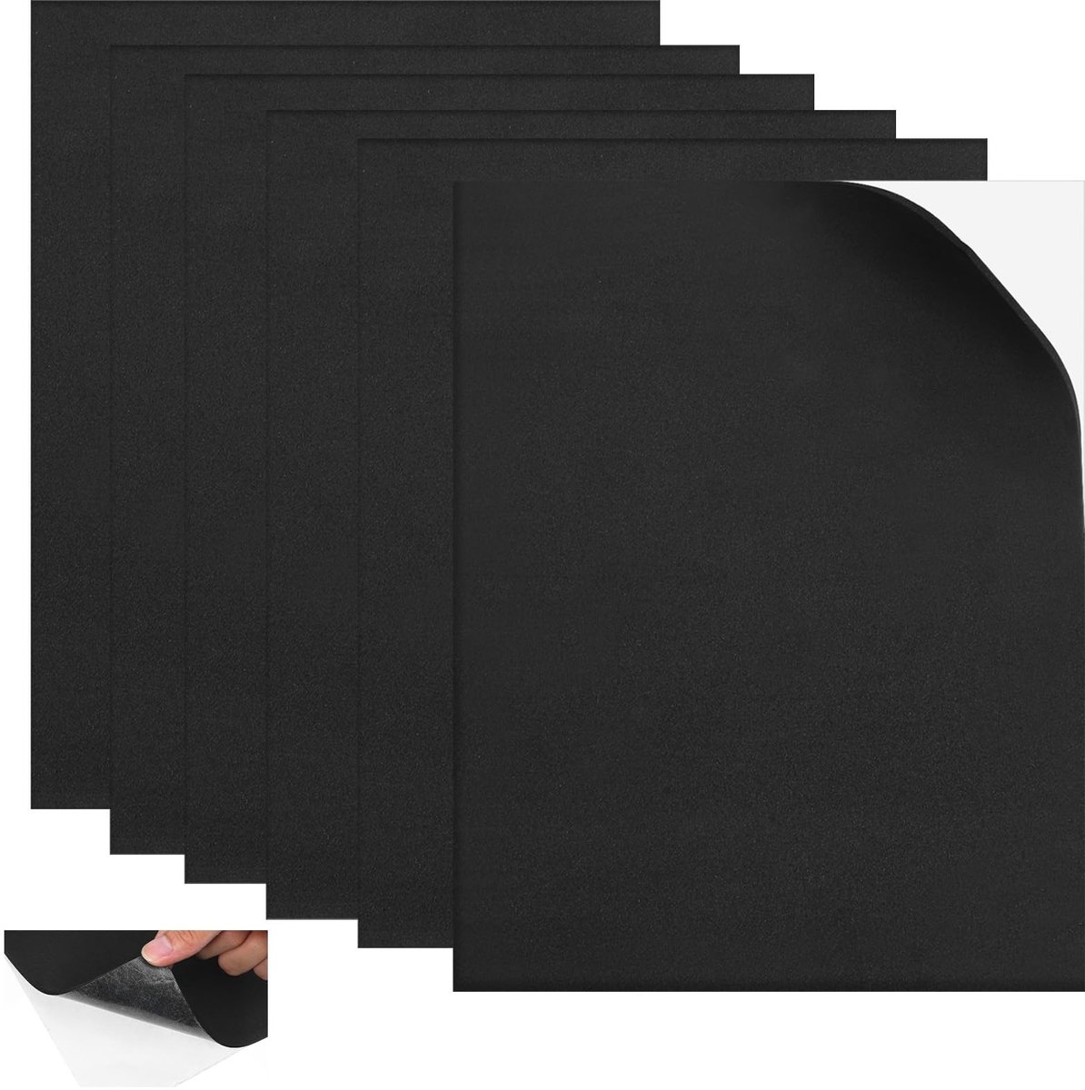 Dailygoods - Zelfklevend Schuimrubber, Antislip en Sterk, 6 Stuks