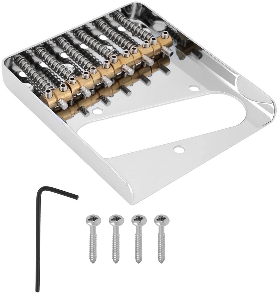 Dailygoods - Elektrische Gitaar Vintage Brug met Messing Zadels