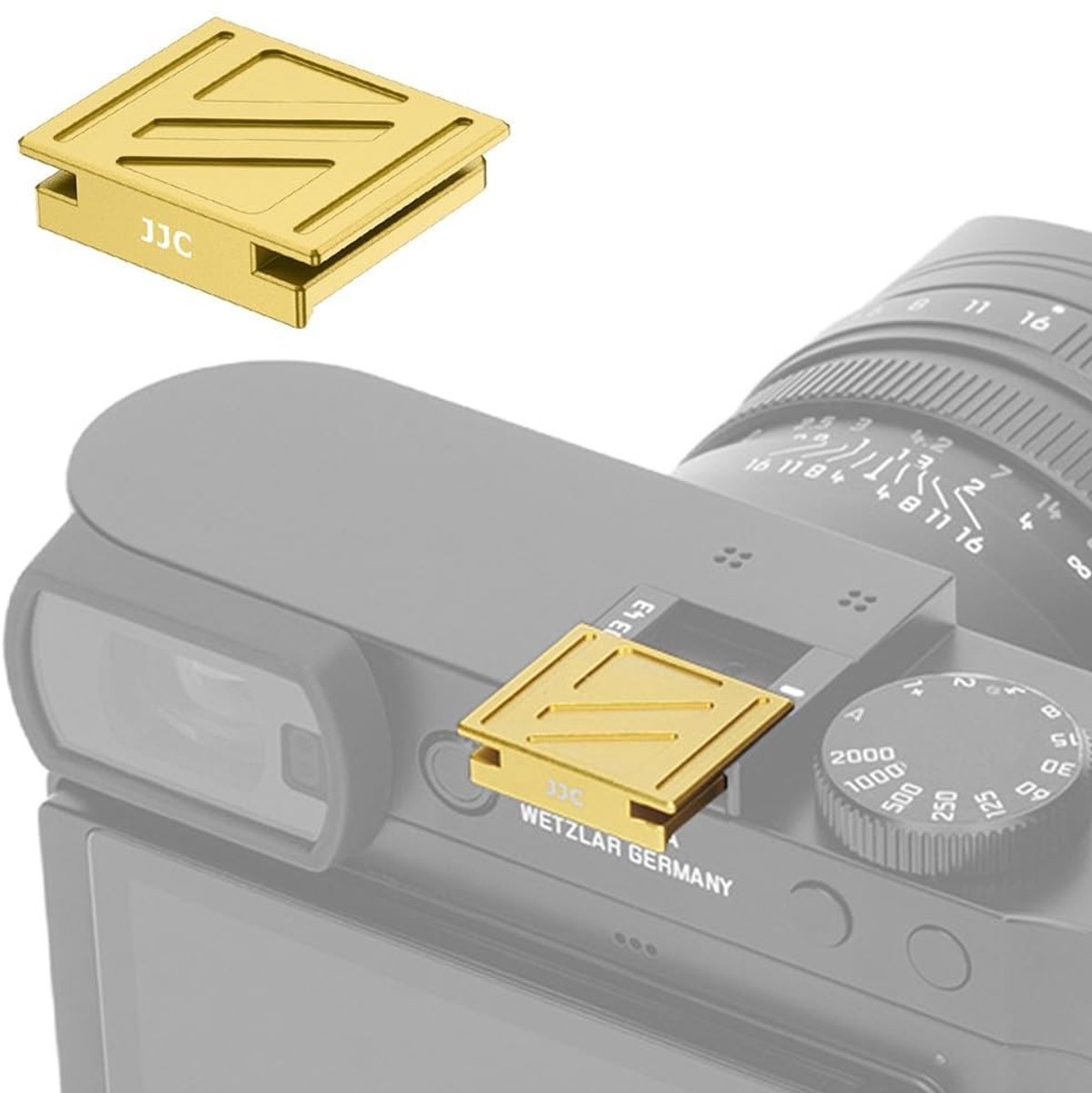 Dailygoods - Metalen Hotshoe Cover voor Digitale Camera's (Goud)