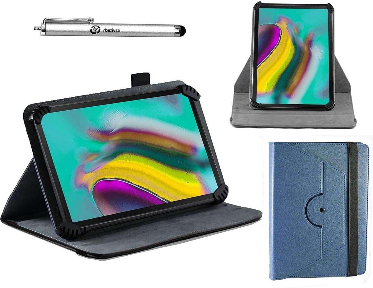 Tablethoes - Beschermhoes - Tablet Gebruik - Inclusief Stylus - 8 Inch - Blauw