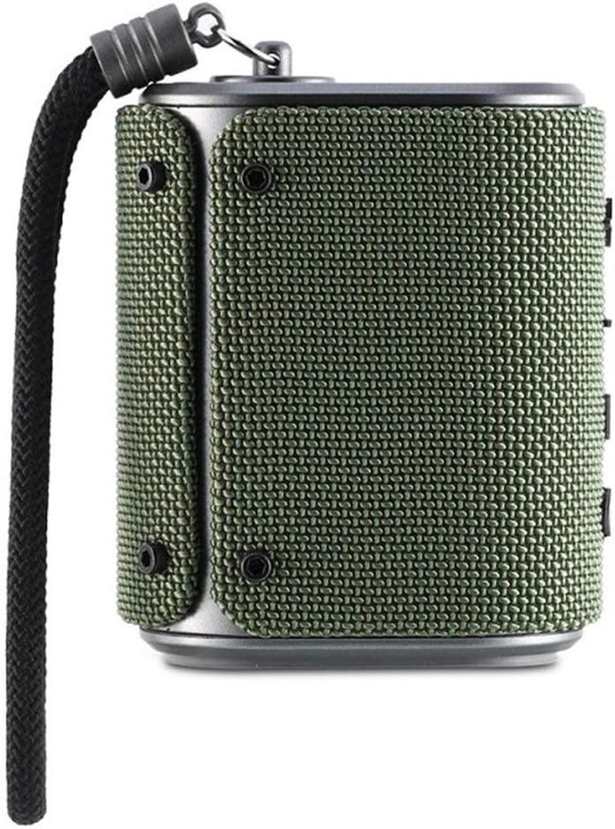Waterproof Speaker - Draagbare Audio - Buiten Muziek - IPX6 Waterbestendig - 85x57x107mm - Groen