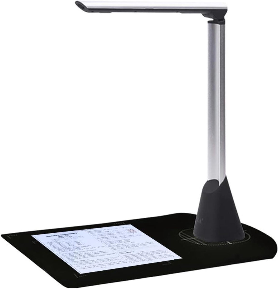 Draagbare Document Scanner - Boek Camera - Snelle Documenten Scannen - OCR Functionaliteit - A3 Formaat - Zwart