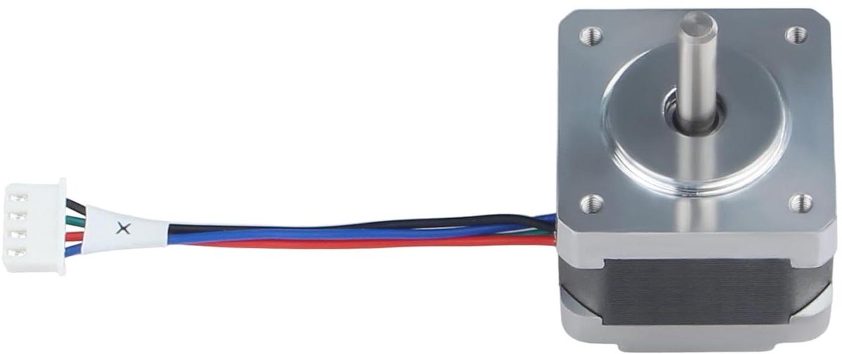 3D Printer Motor - X-as onderdeel - 3D Printen - Compact Ontwerp - 28 mm Hoogte - Zwart