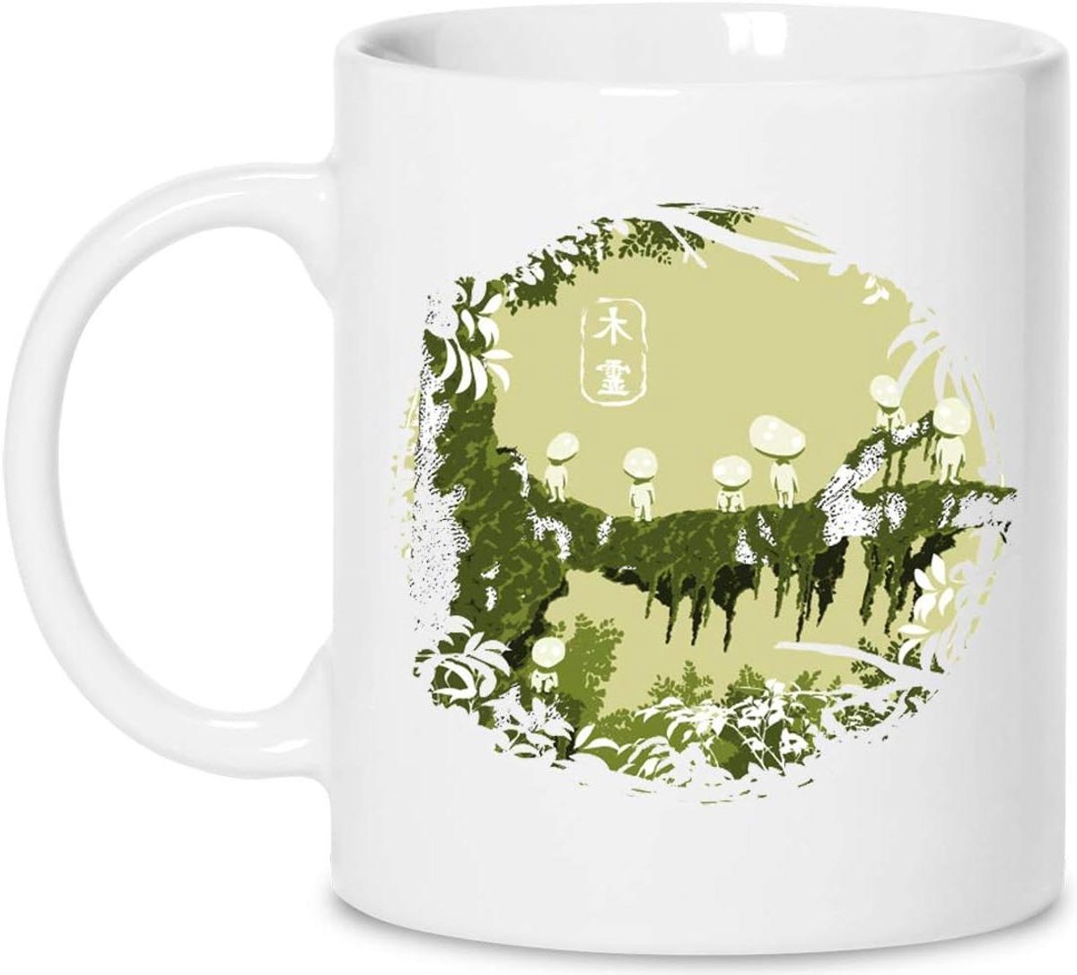 Keramiek Mok - Koffiekop Theeglas - Warme Drank - Thematisch Ontwerp - 300 ml - Wit