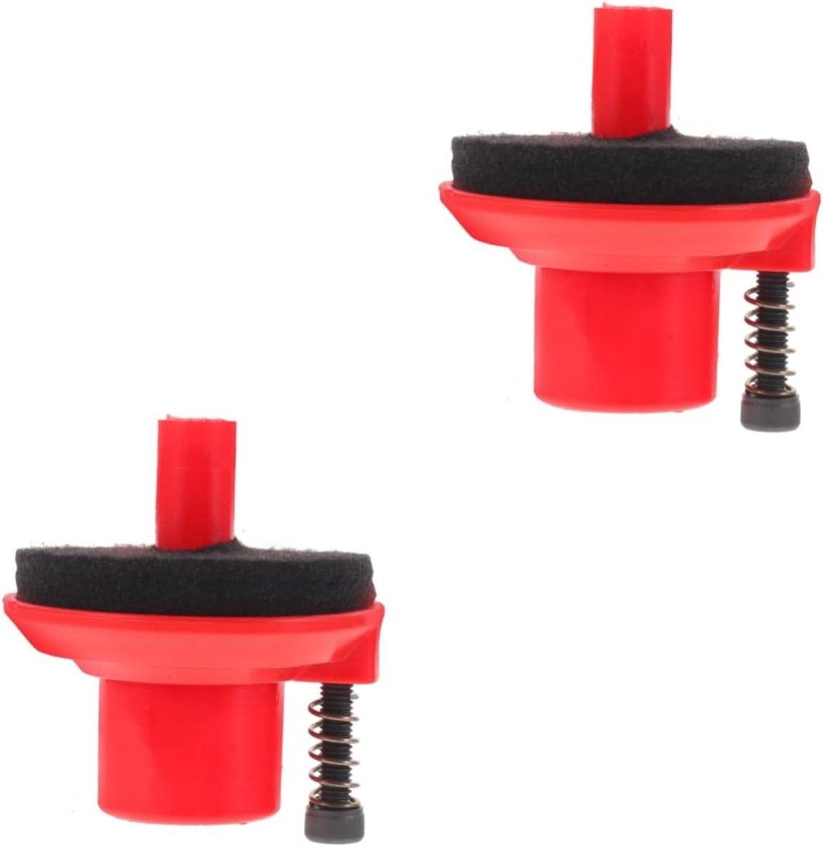 Drumstel Accessoires - Cimbaal Vilt - Bescherming Bekkens - Hoge Duurzaamheid - 2 Stuks - Rood
