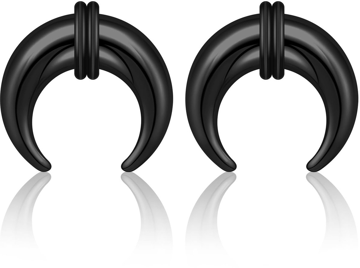 Innovra - Dailygoods - Hoefijzerpiercing Set van 2 Stuks van Roestvrij Staal
