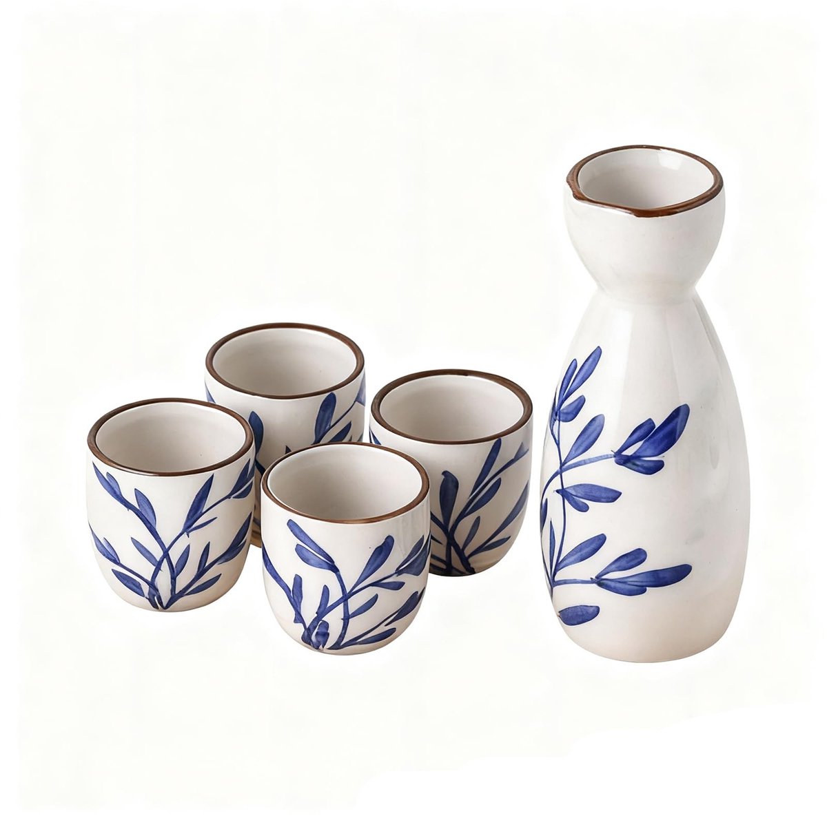 Dailygoods - 5-Delige Traditionele Japanse Sake Set van Keramiek
