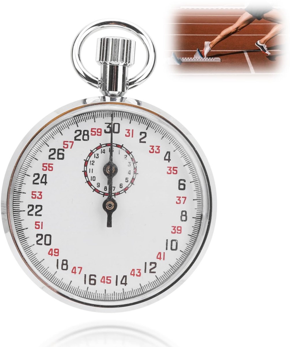 Dailygoods - Mechanische Stopwatch voor Sport en Onderwijs