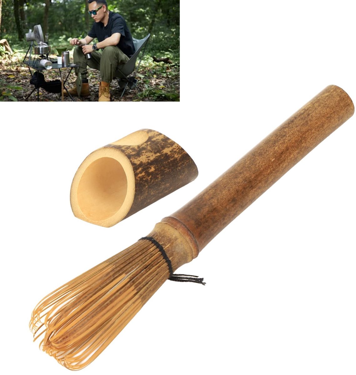 Dailygoods - Bamboe Matcha Garde en Houder voor Thee
