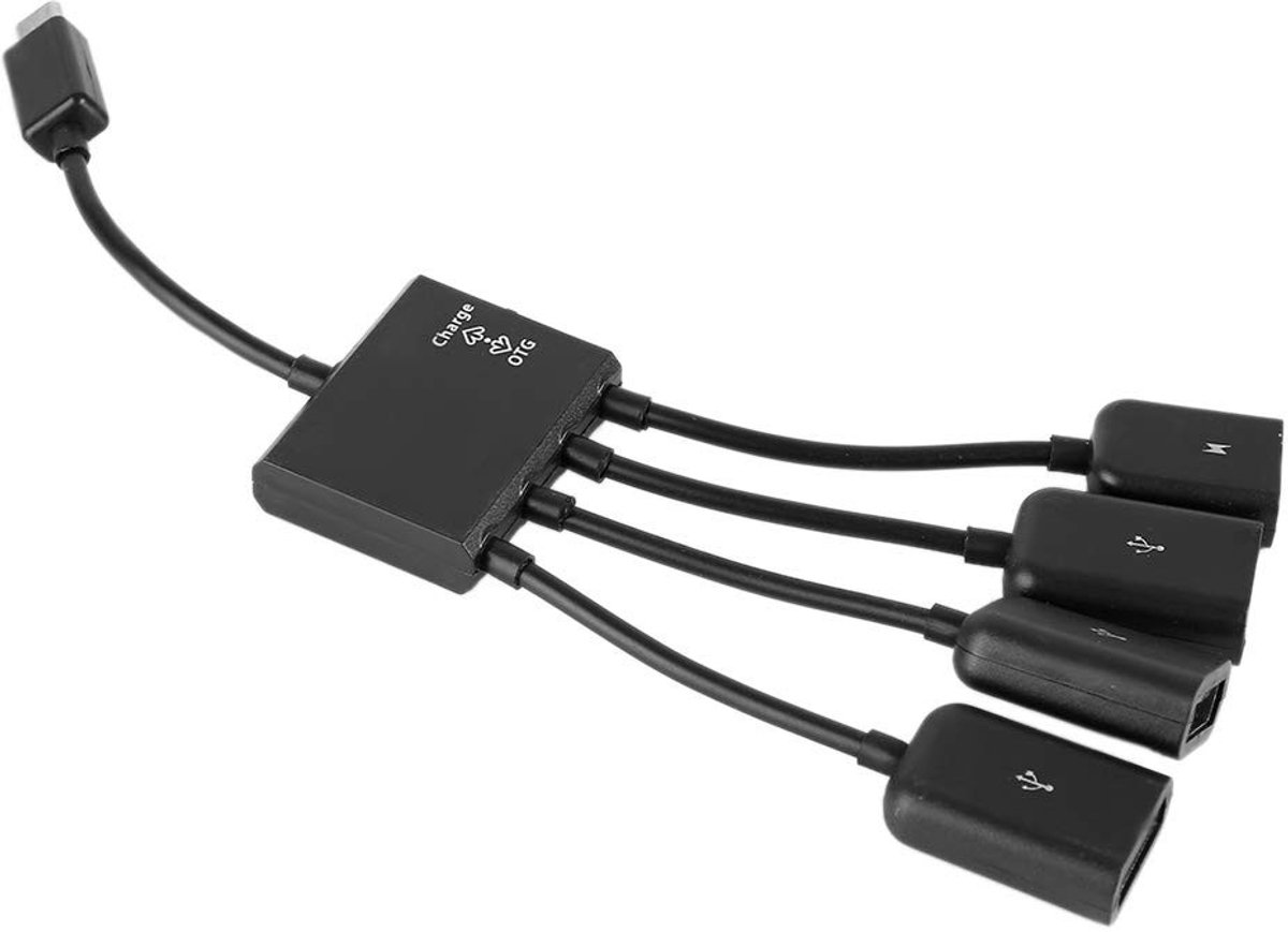 Dailygoods - Micro-USB-HUB met OTG-functie en Kaartlezer