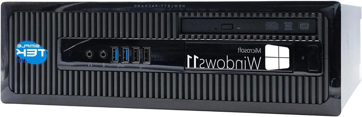 Desktop PC - Kleine computer - Productief werken - Compact SFF formaat - 2TB SSD - Zwart