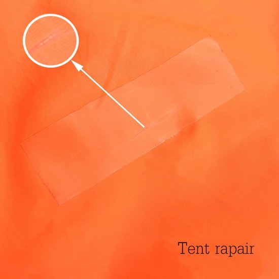 Reparatieset TPU - Zelfklevende patch - Uitrusting repareren - Waterdicht en flexibel - 7.5 x 381 cm - Transparant — afbeelding 3
