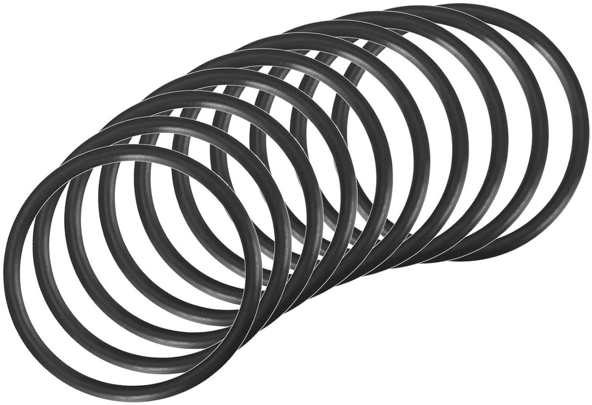 24mm x 20mm x 2mm Nitrile Rubber Ronde Seals voor Kraan en Loodgieterswerk - 10 Stuks Zwart