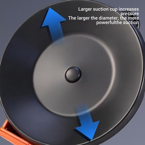 Vloer reparatie tool - Kloof fixeer - Vloeren herstellen - Sterke zuignap - 122 mm zuignap - Zwart — afbeelding 3