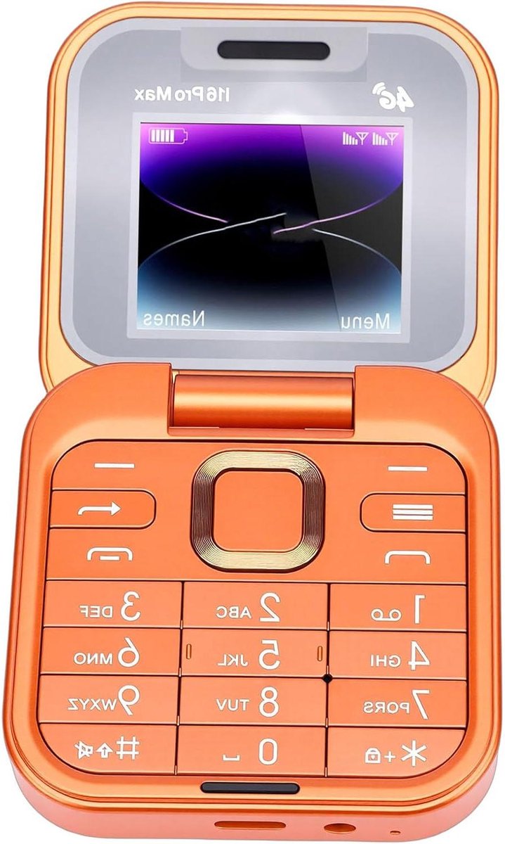 Klaptelefoon 4G LTE - Seniorentelefoon Dual SIM - Gemakkelijk bellen - Groot volume speaker