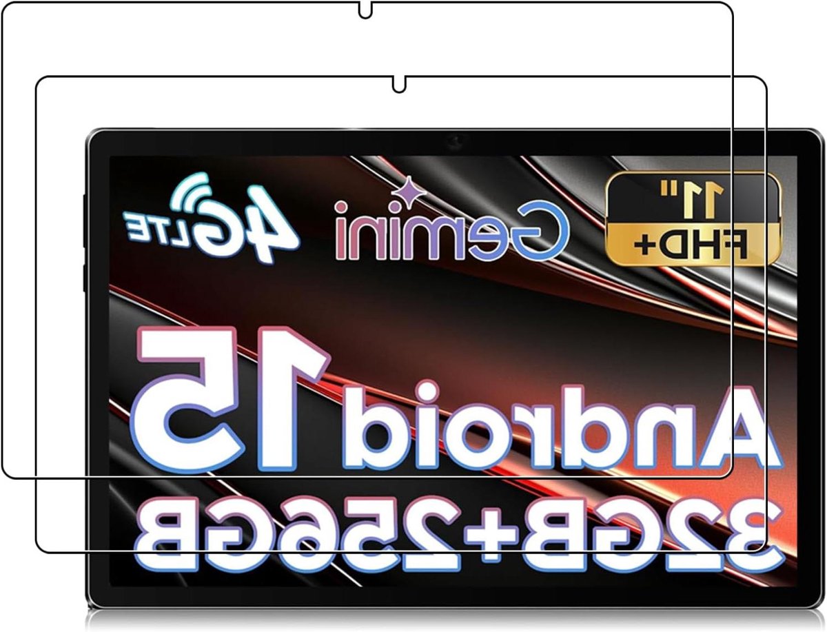 Schermbescherming tablet - Gehard glas - Scherm beschermen - Krasbestendig - 11 inch - Helder