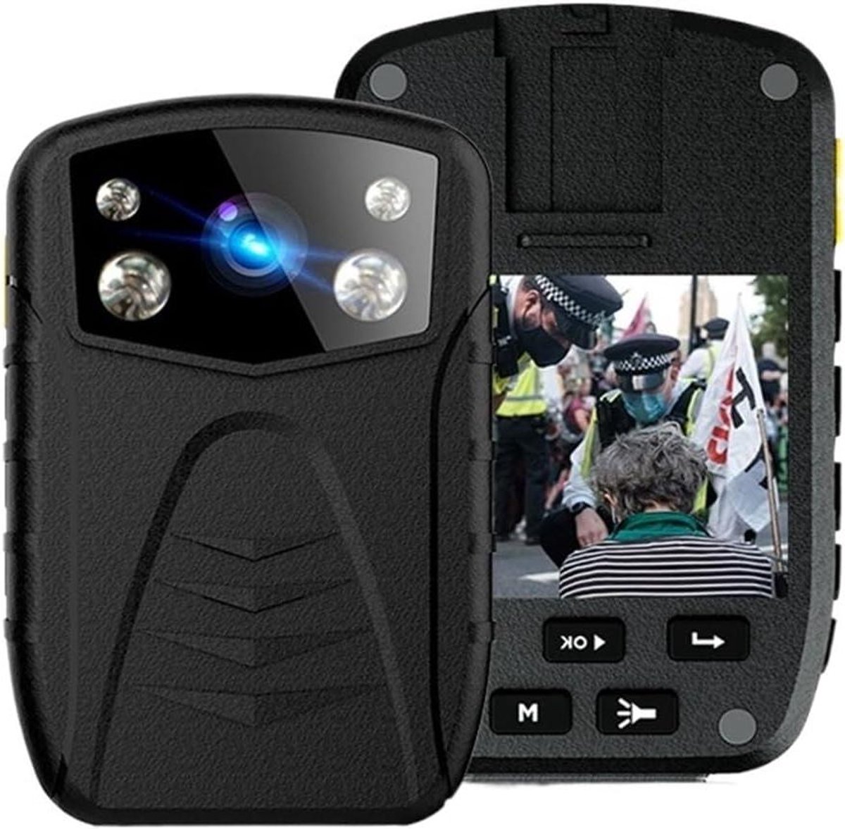 Mini Body Camera - Borstcamera Recorder - Veiligheid Vastleggen - IP67 Waterdicht - 32GB Opslag - Zwart