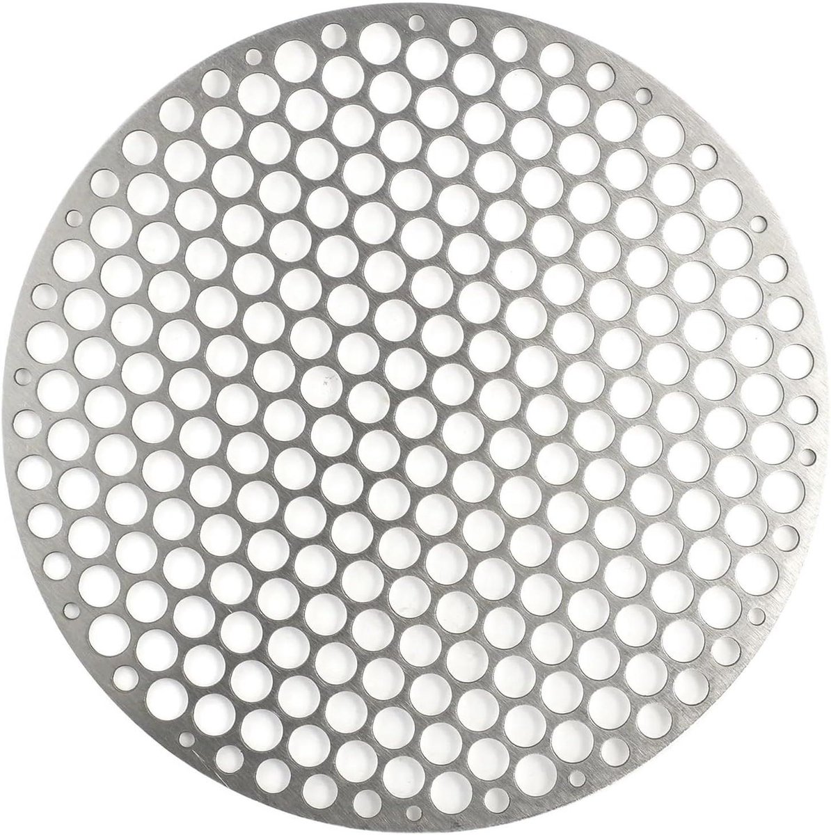 BBQ Grill Net - Rooster RVS - Buiten Koken - Herbruikbaar Ontwerp - 18CM - Zilver