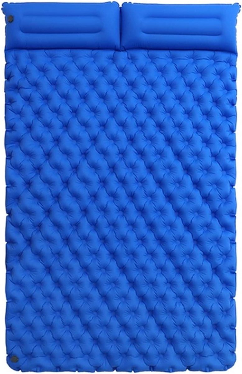 Opblaasbare Matras - Luchtbed Kamperen - Buiten Ontspannen - Geïntegreerd Kussen - 200x120cm - Leger Groen