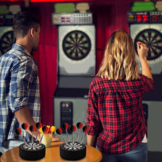 Dartpijl Houders - Pijl Standaard - Darts Opbergen - Beschermt Tegen Buiging - 2 Stuks - Zwart — afbeelding 4