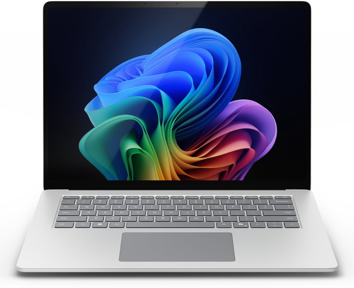 Microsoft Surface Laptop 8 Copilot+ PC Intel Core Ultra X7 368H 38,1 cm (15") Touchscreen 32 GB LPDDR5x-SDRAM 256 GB SSD Wi-Fi 7 (802.11be) Windows 11 Pro Platina QWERTY