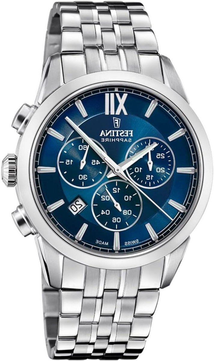 Horloge - Polsaccessoire - Tijdwaarneming - Zwitserse makelij - Unisex - Blauw