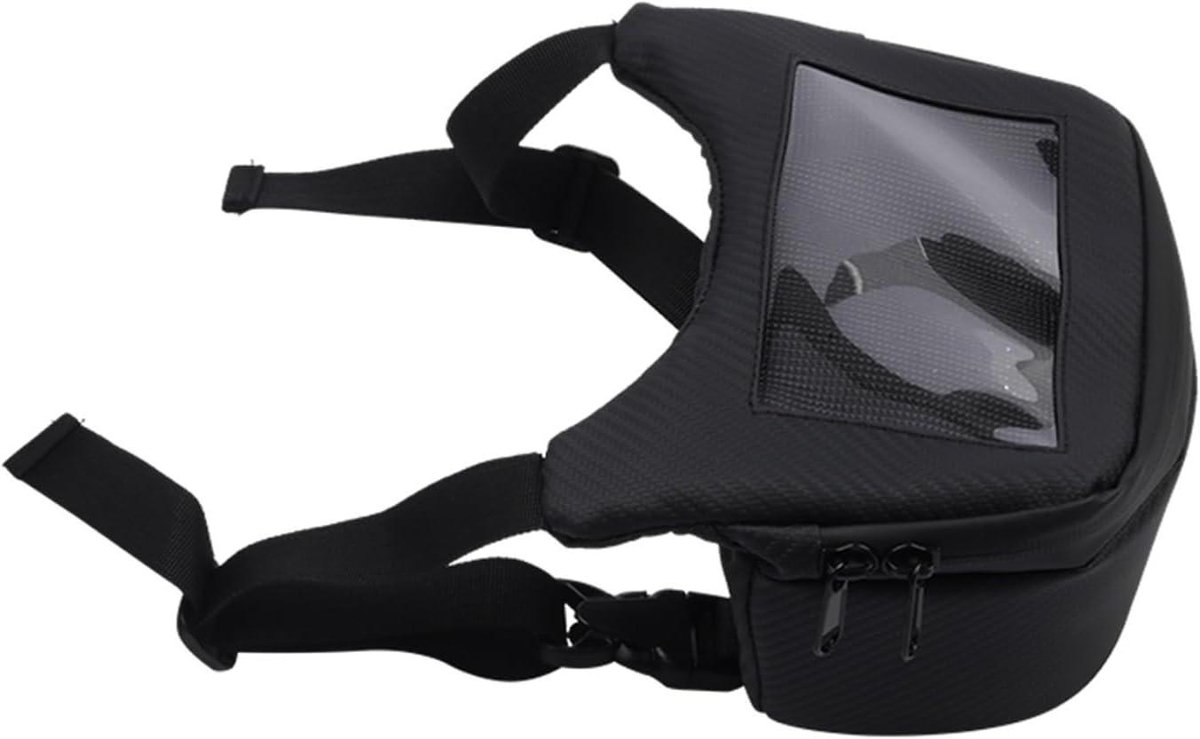 Motorfiets Gereedschapstas - Opberg Pouch - Navigatie Tijdens Rit - Touchscreen Compatibel - 1.2 kg - Zwart