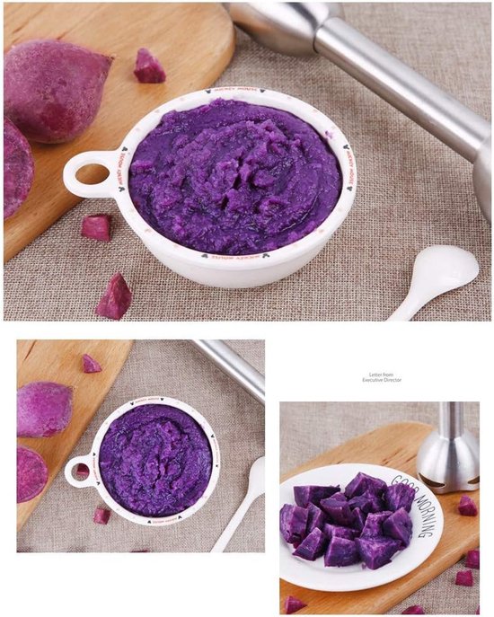 Staafmixer Set - Keuken Blender - Maaltijden Bereiden - 6 Delige Accessoires - 600 ml Container - Zwart — afbeelding 4