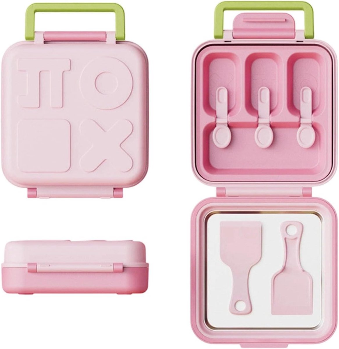 Dessertmachine Yoghurt - Zelfgemaakte lekkernijen - Thuis bereiden - Geïntegreerd opbergvak - 223 x 214 x 8 cm - Roze