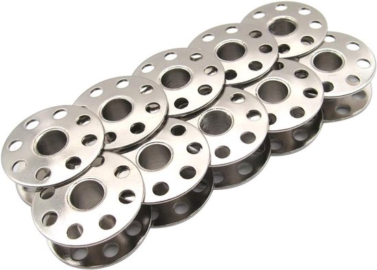 50 Stuks Spoelen voor Industriële Naaimachines, Geschikt voor Consew, Juki en Brother, B9117-012-000W van Merkloos — afbeelding 4