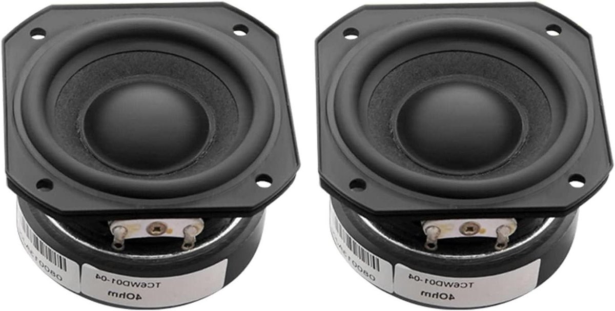 Speaker Unit - Luidspreker - Muziek Luisteren - Volledig Frequentiebereik - 2 Inch - Zwart