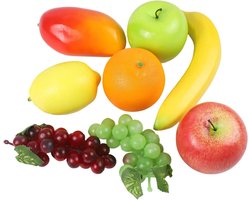 Nepfruit Collectie - Kunstfruit Set - Decoratief Gebruik - Levensecht Uiterlijk - 8 Delig - Multicolor