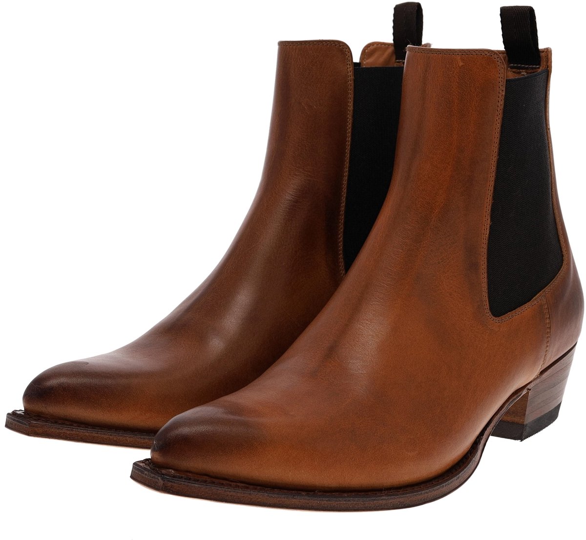 Sendra 15688 KANSAS heren bruin western enkellaarsje - 45 EU
