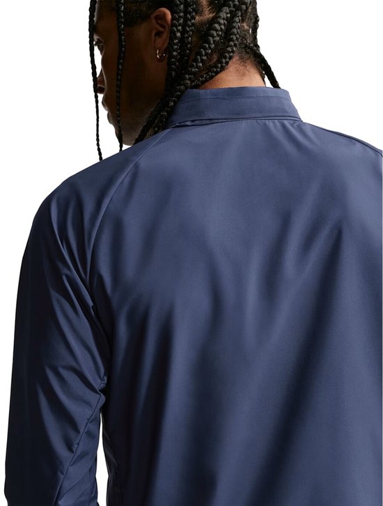 Nike Miler Dri-fit Heren Hardloop Jack If2369-410 - Kleur Blauw - Maat S