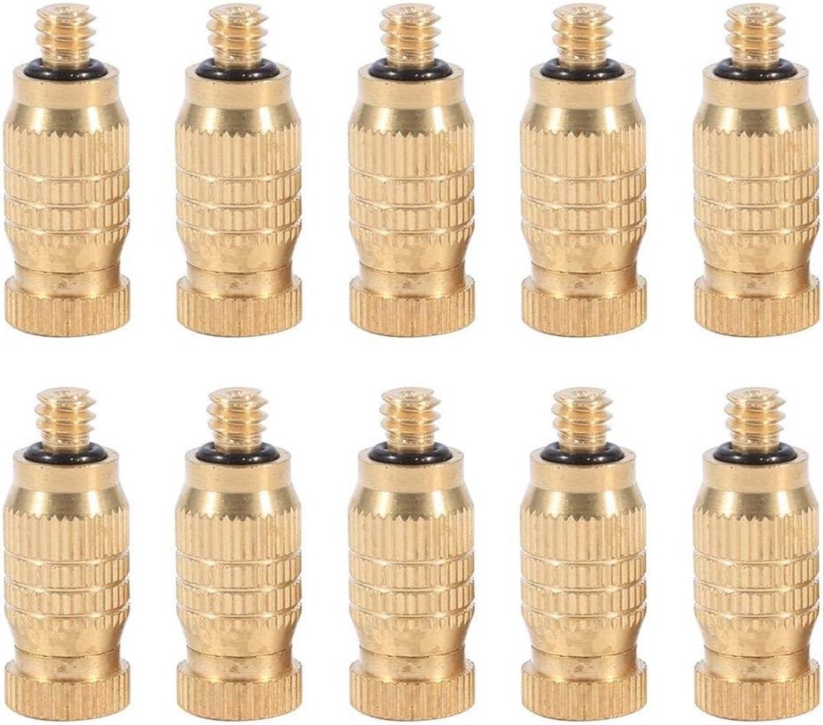 10 Stuks Draad Messing Mist Sprayer Nozzles - Vernevelaar, Spraykop en Tuinaccessoire