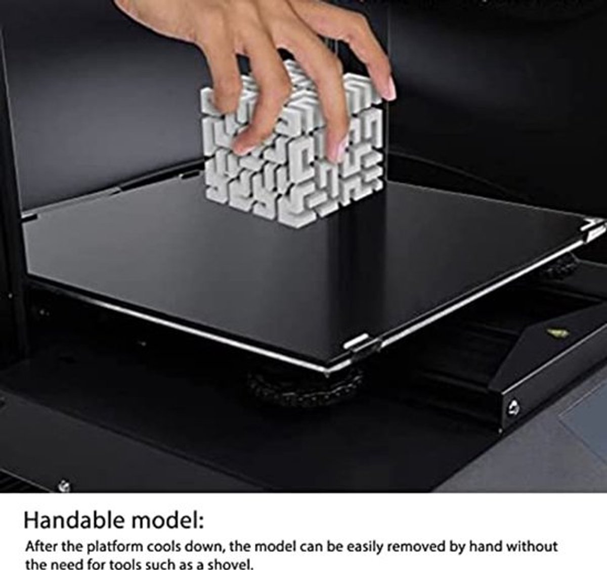CR 6 SE 3D-printer Gehard Glazen Bed Printbed met Sterke Hechting Hittebestendig Eenvoudig Schimmel Verwijderen voor CR 6 SE-gebruikers