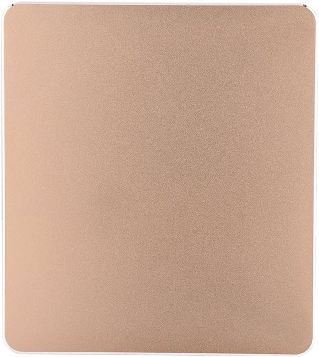 Allecto - Aluminium Muismat - Snelle en Precieze Bediening - Dunne Harde Muismat - Gaming Muismat voor Laptop Computer PC - Goud