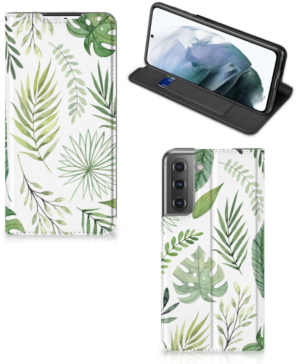 Samsung Galaxy S21 FE Smart Cover Leaves