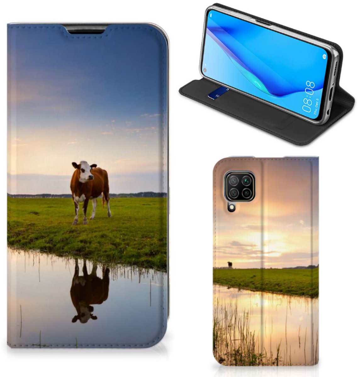 Huawei P40 Lite Hoesje maken Koe