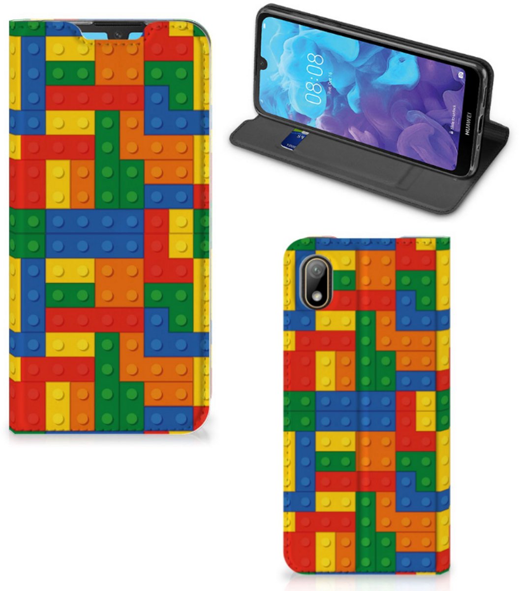 Huawei Y5 (2019) Hoesje met Magneet Blokken