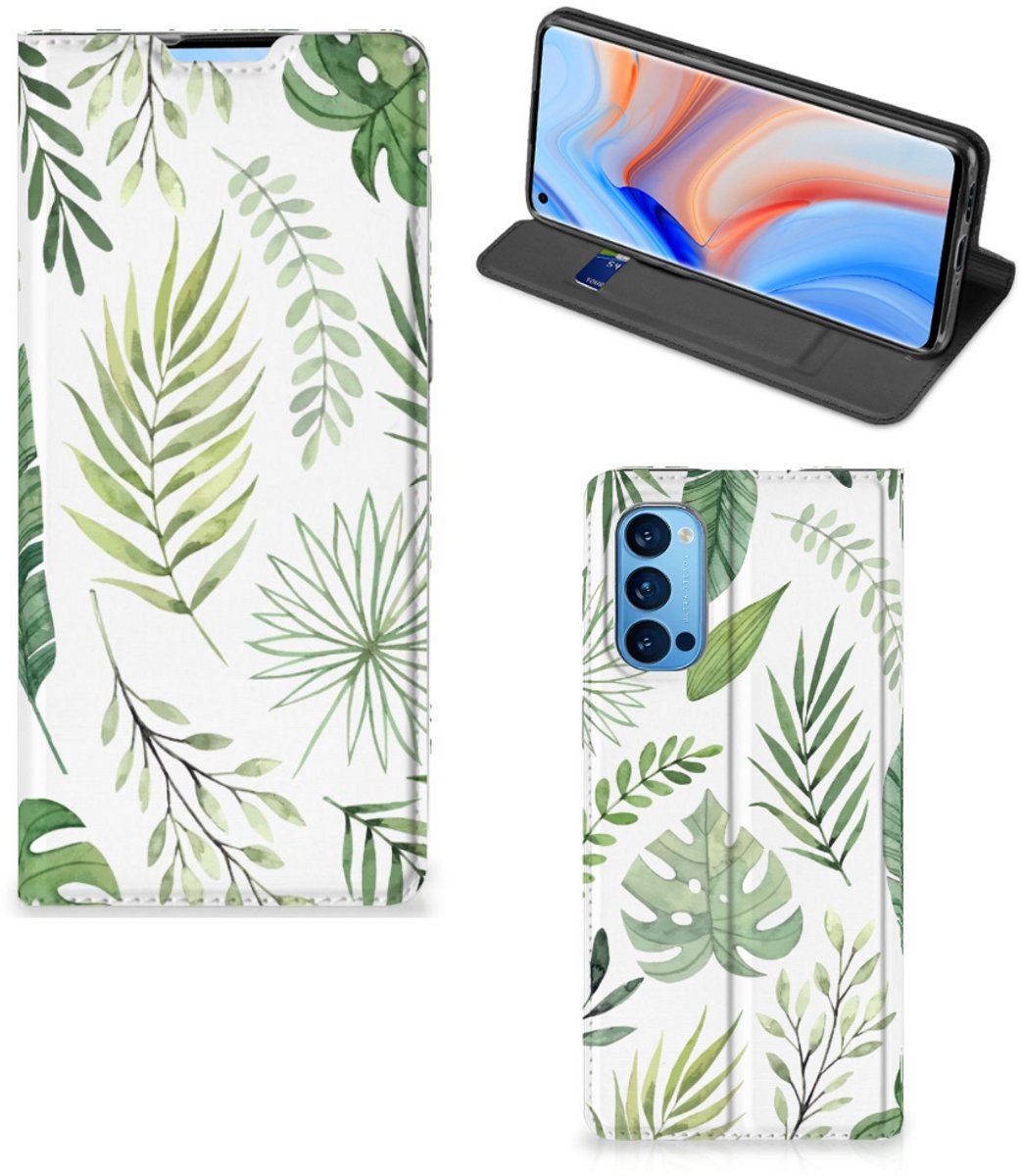 OPPO Reno4 Pro 5G Smart Cover Leaves