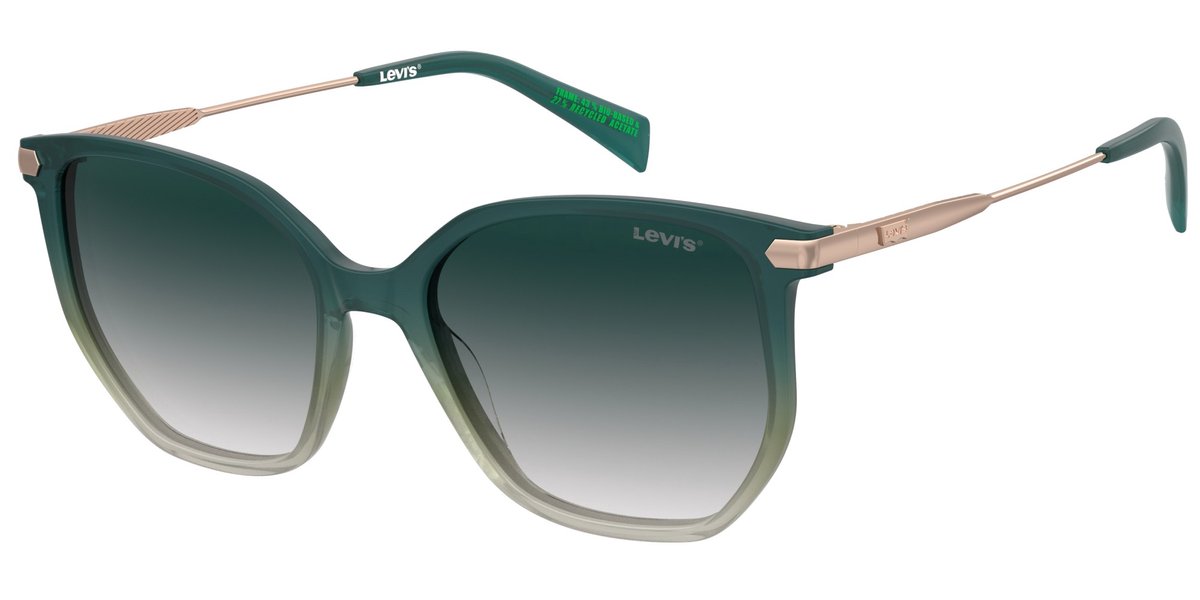 Levi's LV 5094/S Green shaded grey 54/18/145 WOMAN Zonnebrillen