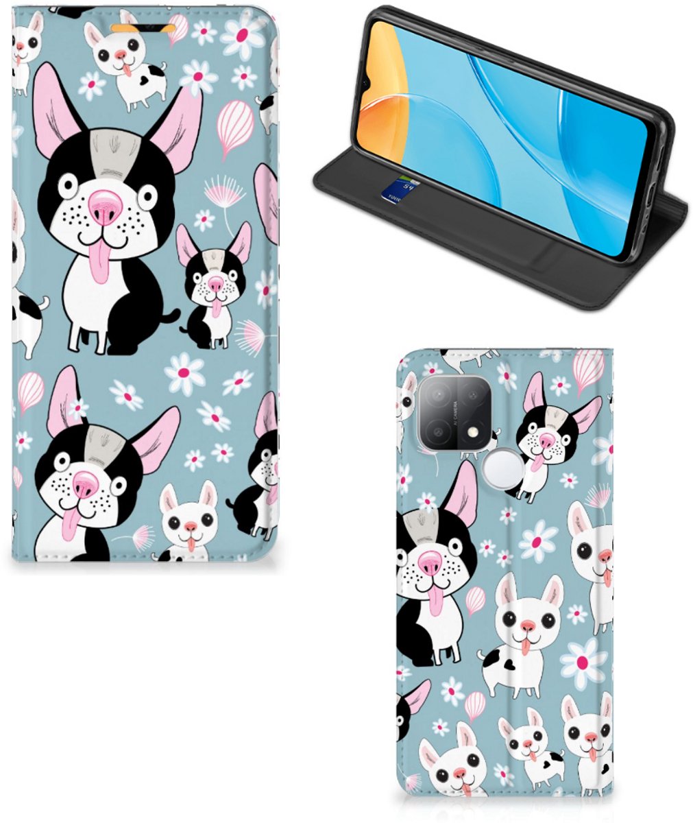OPPO A15 Hoesje maken Hondjes