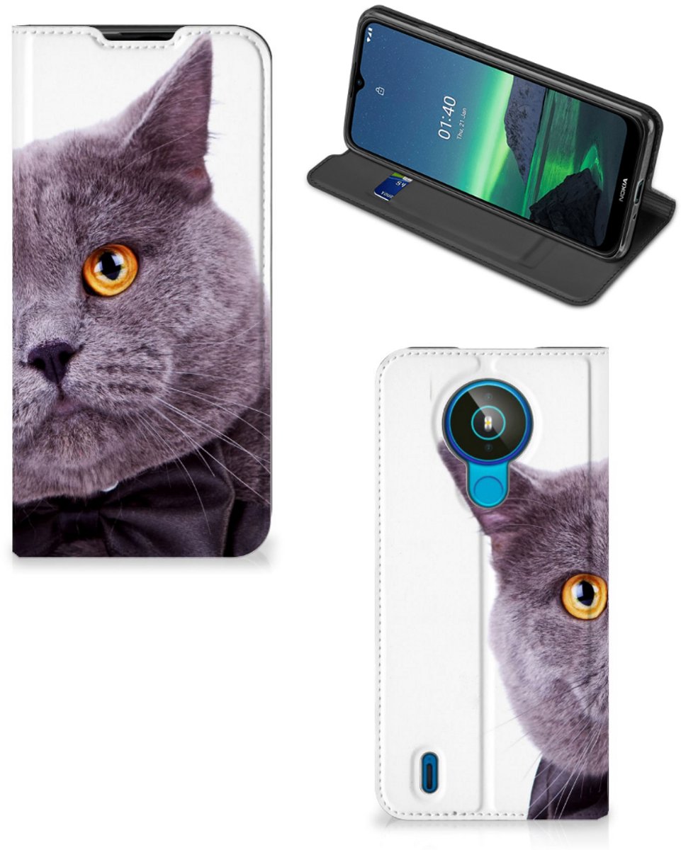 Nokia 1.4 Hoesje maken Kat