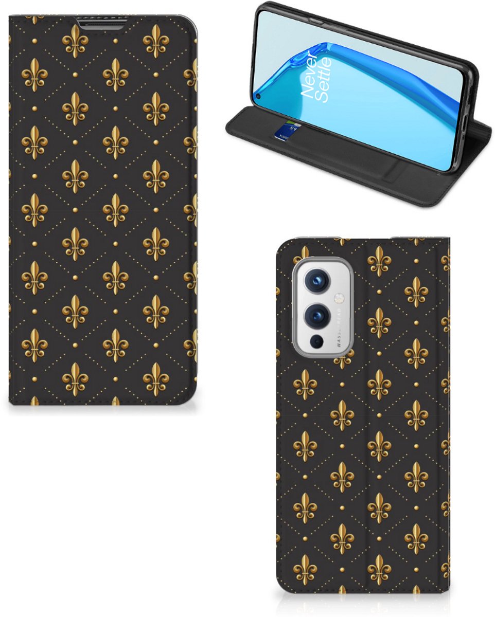 OnePlus 9 Hoesje met Magneet Franse Lelie